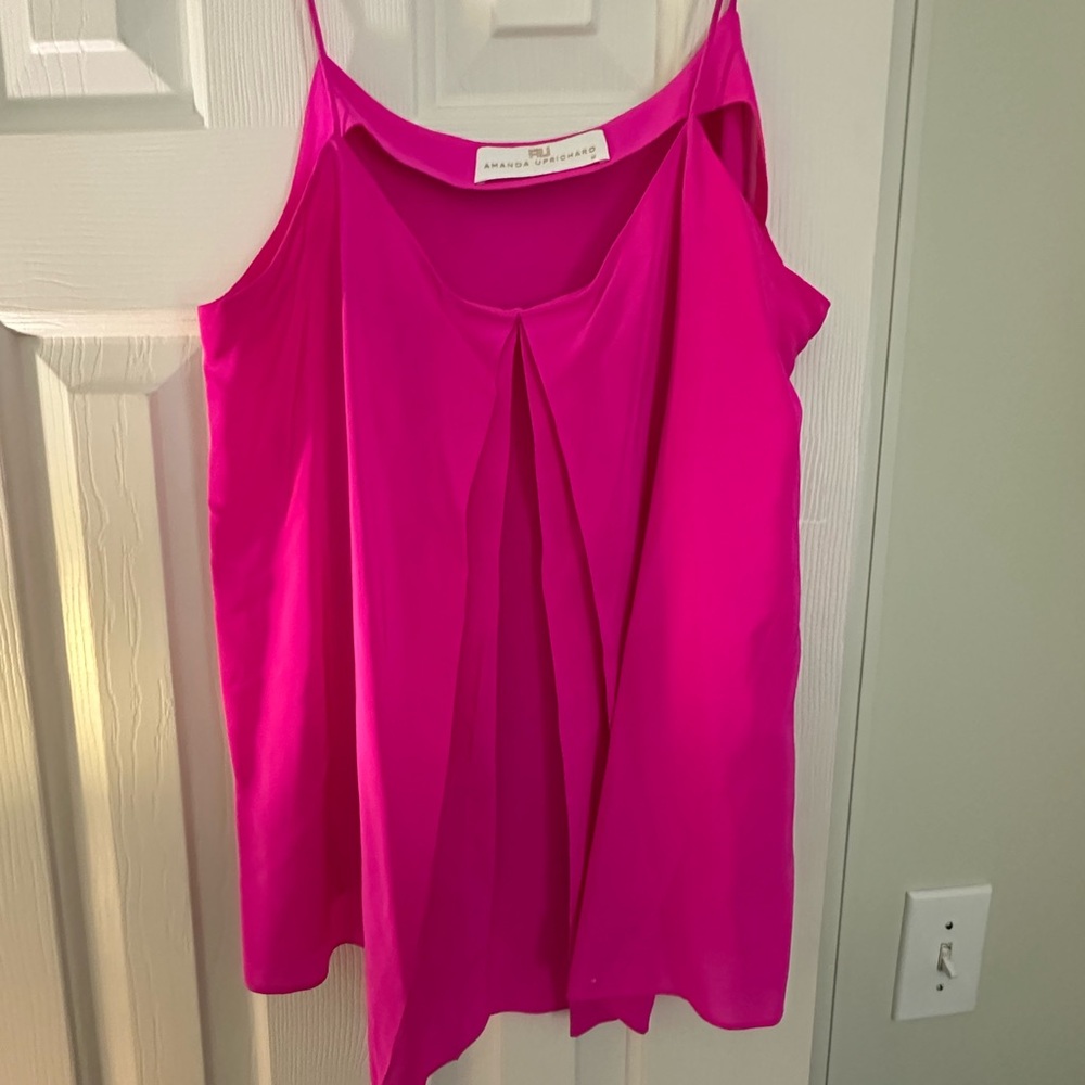 Amanda Uprichard Women's Fuchsia Camisole